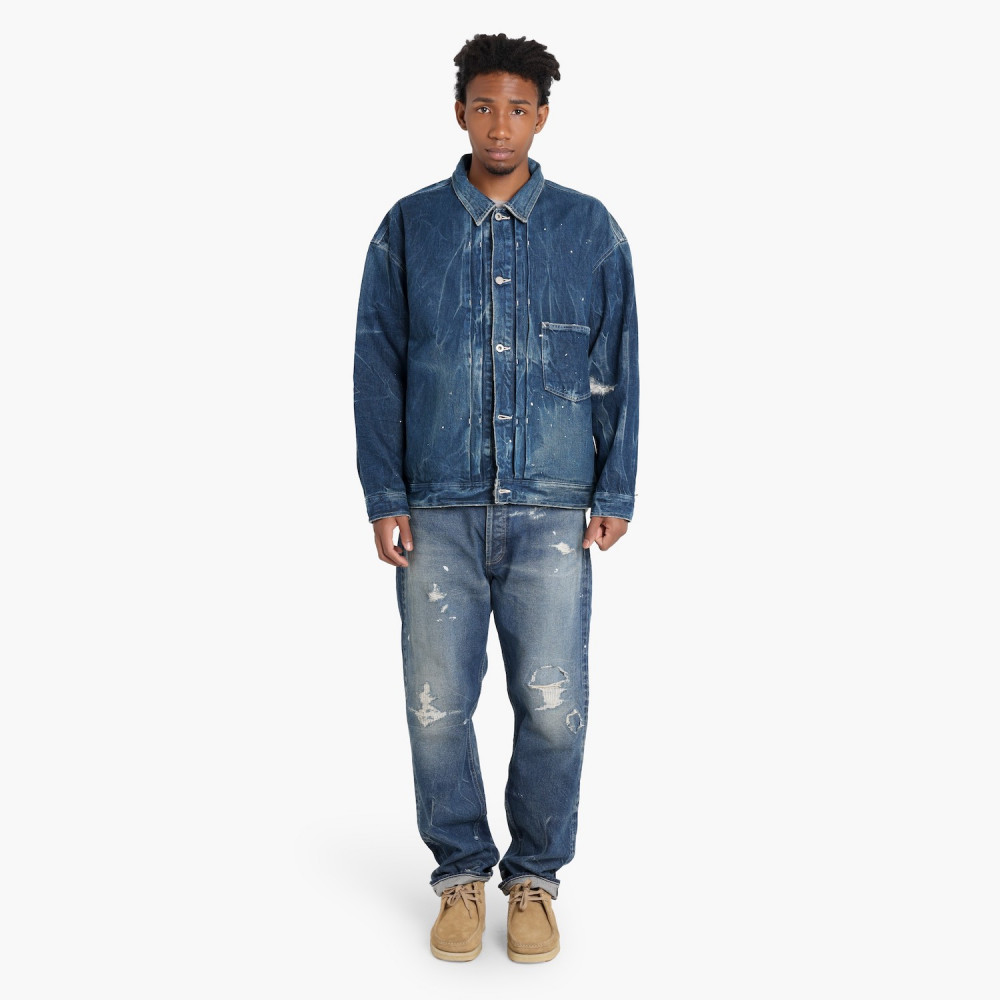 MADNESS DISTRESSED DENIM JACKET | MADNESS